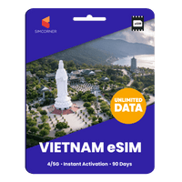 Thumbnail for [eSIM] Vietnam Unlimited Data - SimCorner