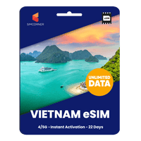 Thumbnail for [eSIM] Vietnam Unlimited Data - SimCorner