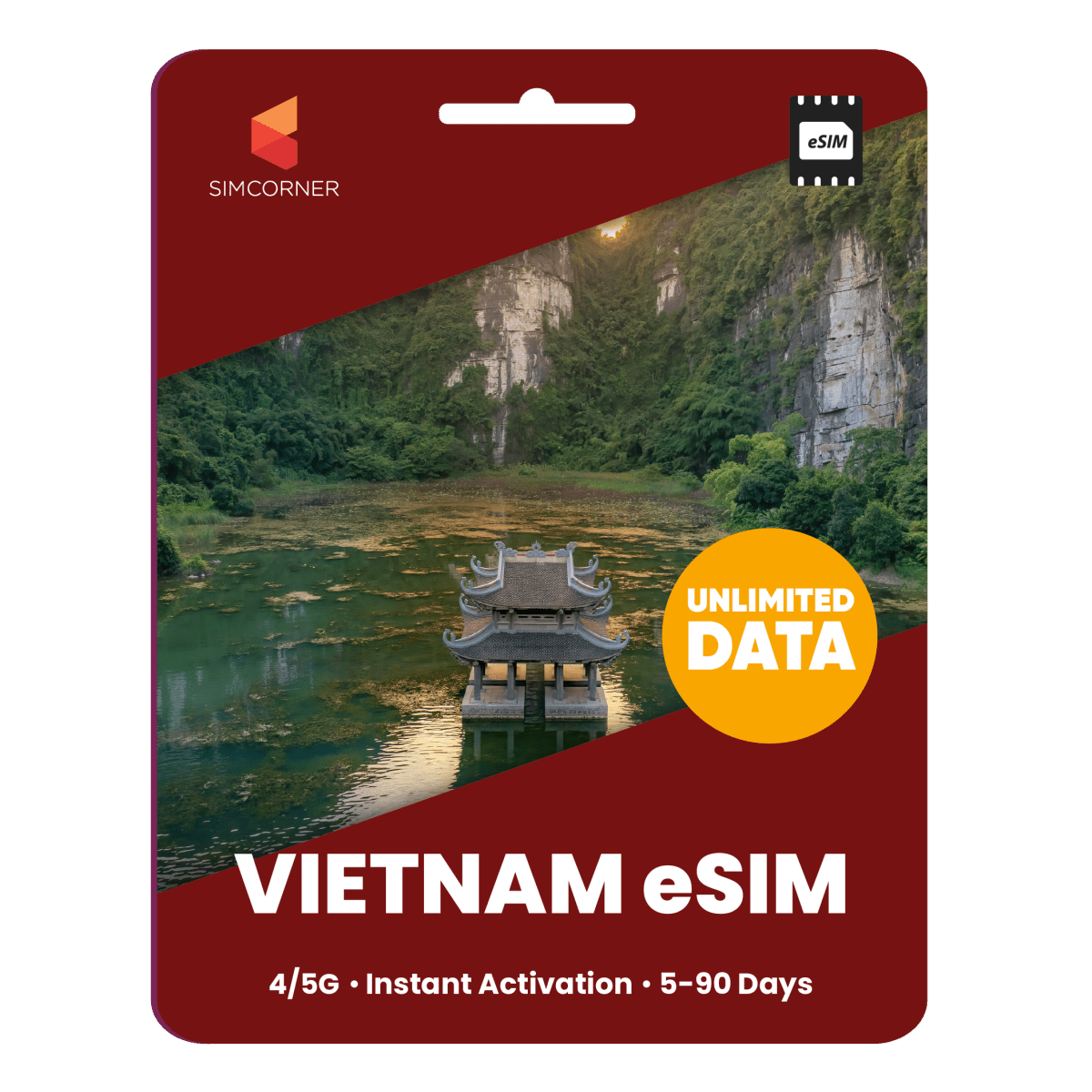[eSIM] Vietnam Unlimited Data - SimCorner