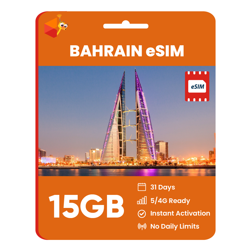 [eSIM] Bahrain Data eSIM (15GB - 31 Days)