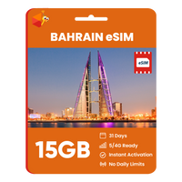 Thumbnail for [eSIM] Bahrain Data eSIM (15GB - 31 Days)