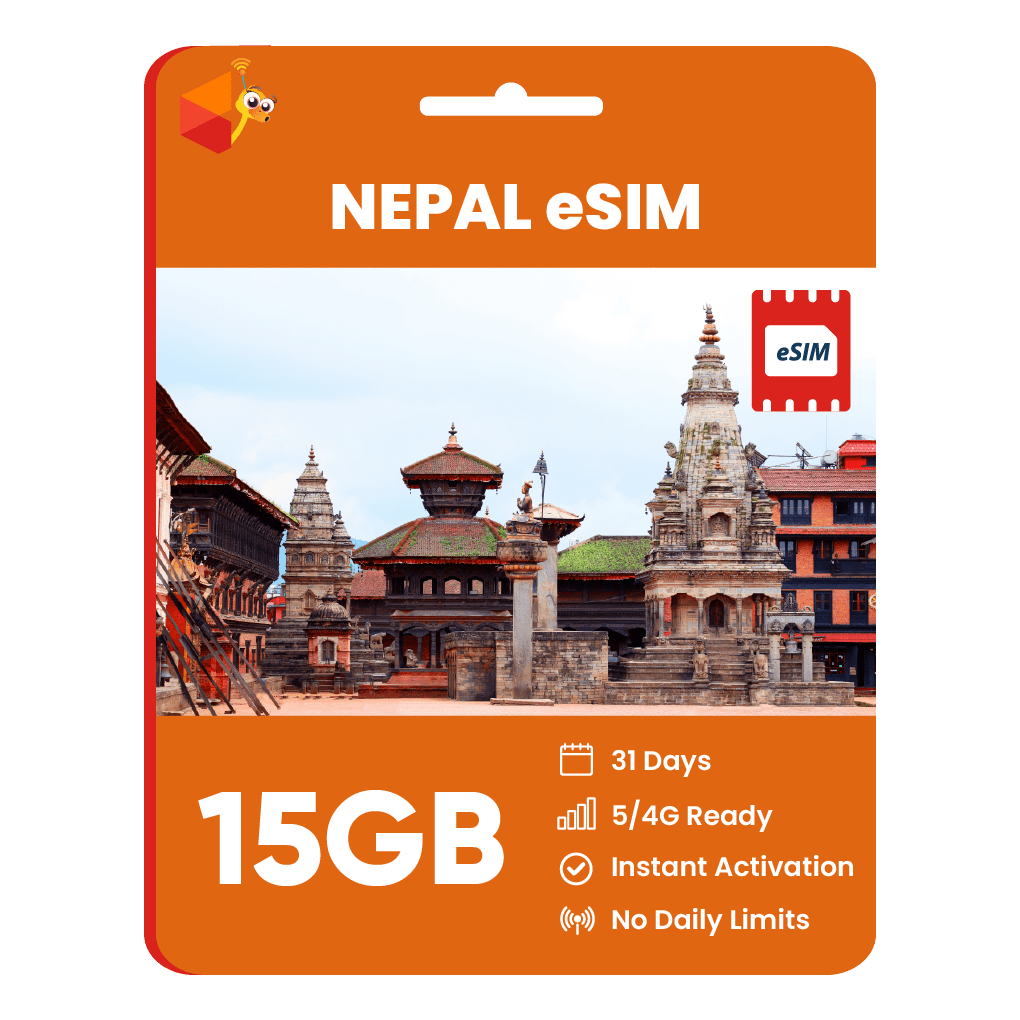 [eSIM] Nepal Data eSIM (15GB - 31 Days)