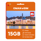 [eSIM] Oman Data eSIM (15GB - 31 Days)