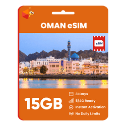 [eSIM] Oman Data eSIM (15GB - 31 Days)