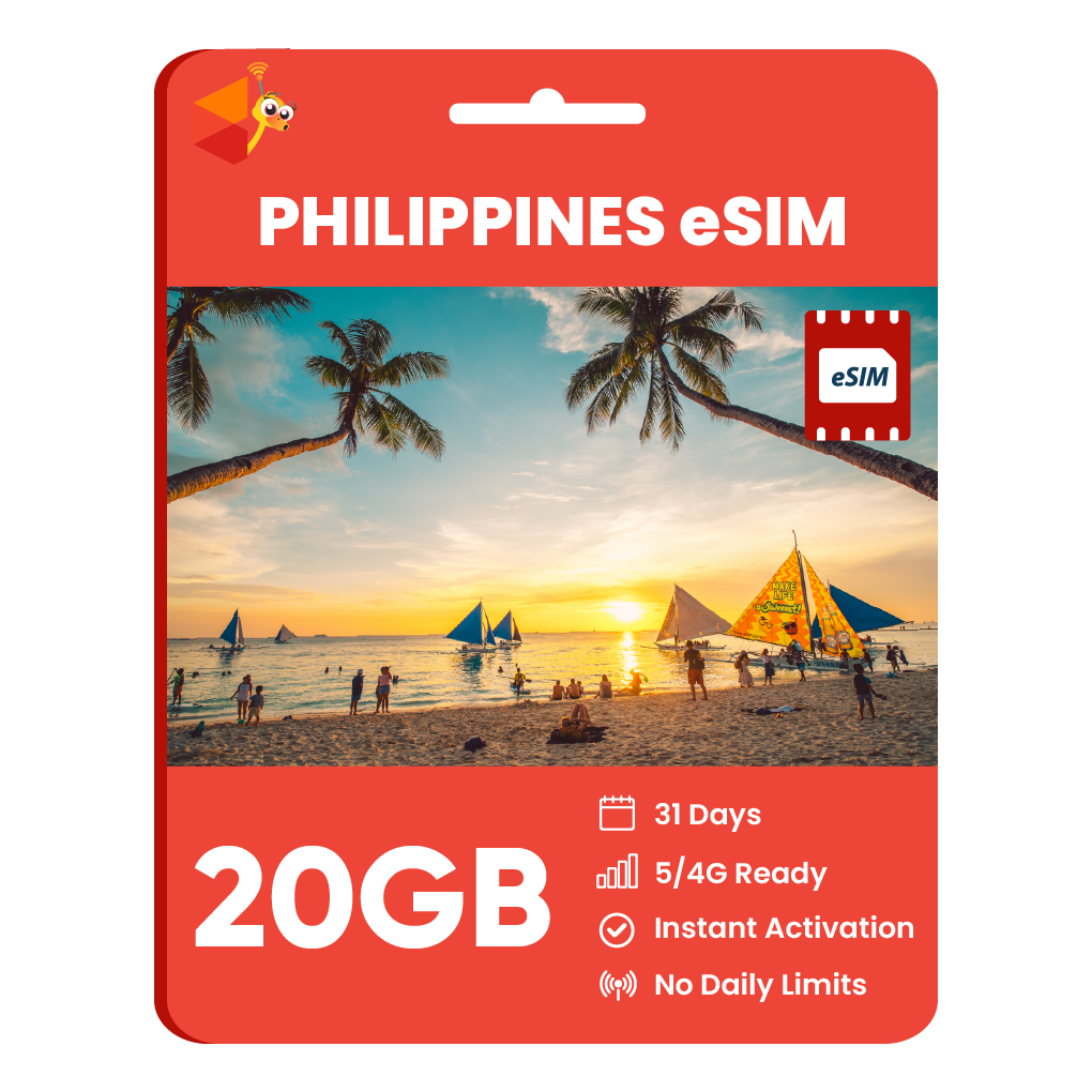 [eSIM] Philippines Data eSIM (20GB - 31 Days)