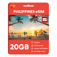 Thumbnail for [eSIM] Philippines Data eSIM (20GB - 31 Days) - SimCorner