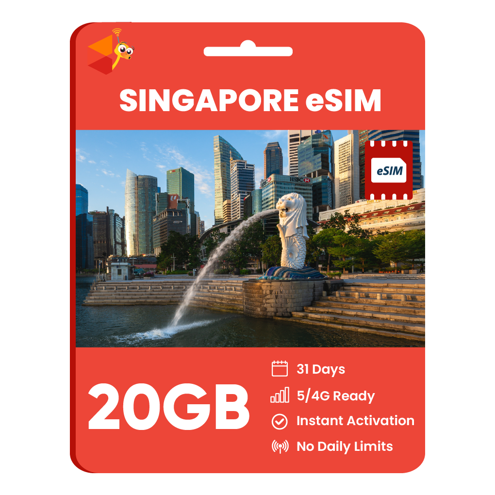 [eSIM] Singapore Data eSIM (20GB - 31 Days)