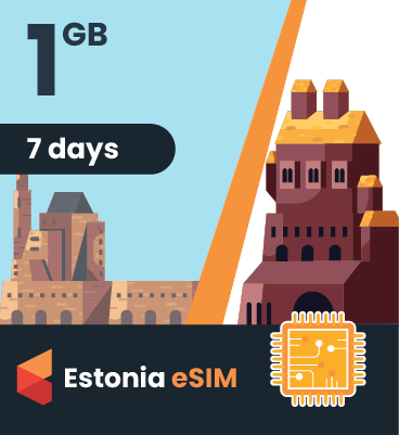 Estonia eSIM: 1GB - 7 Days