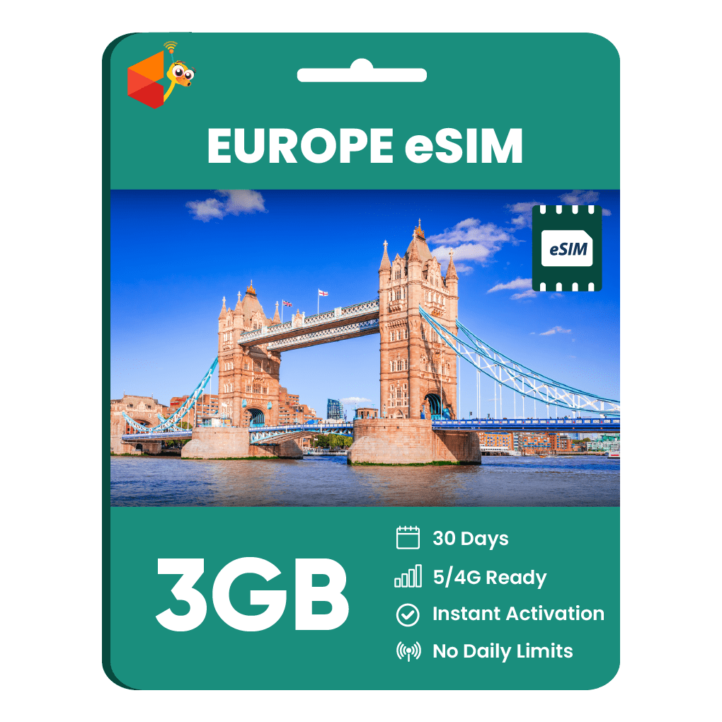 Europe Data eSIM - SimCorner