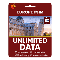 [eSIM] Europe Unlimited Data