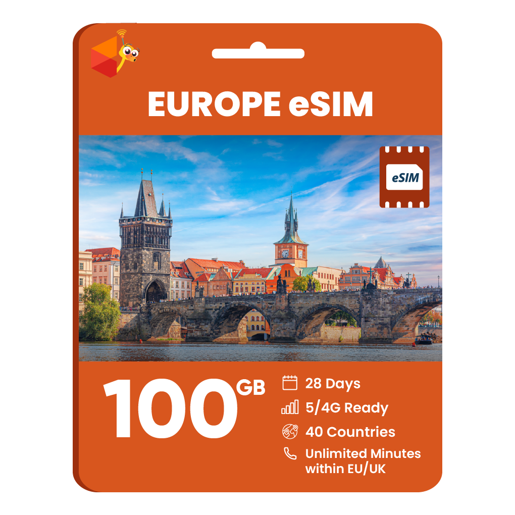 [eSIM] Europe Orange (28 Days - 100GB)