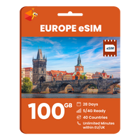 Thumbnail for [eSIM] Europe Orange (28 Days - 100GB)