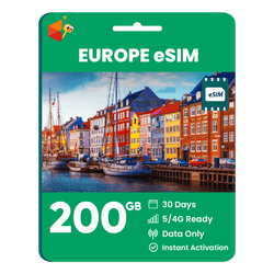 [eSIM] Europe Data eSIM (200GB)