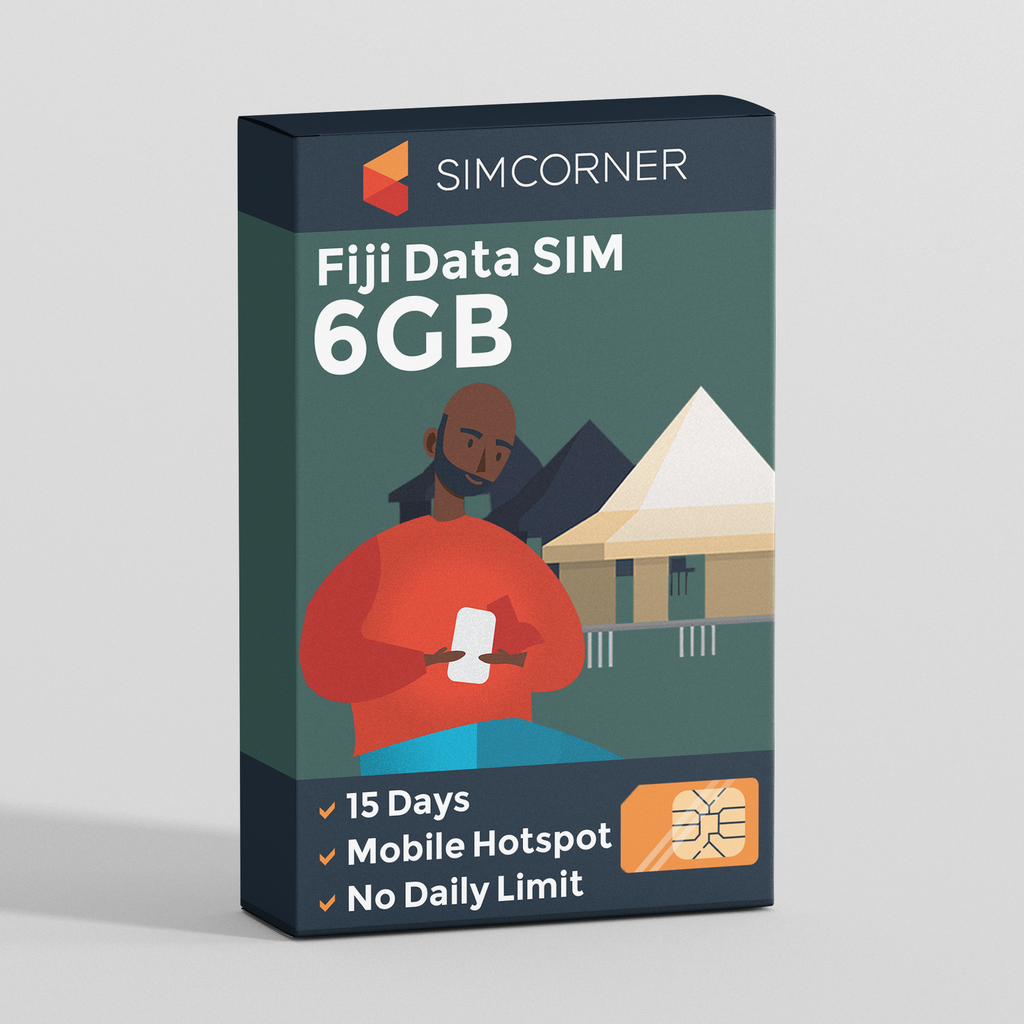 Fiji Data SIM Card (15 Day - 6GB) I SimCornerAustralia