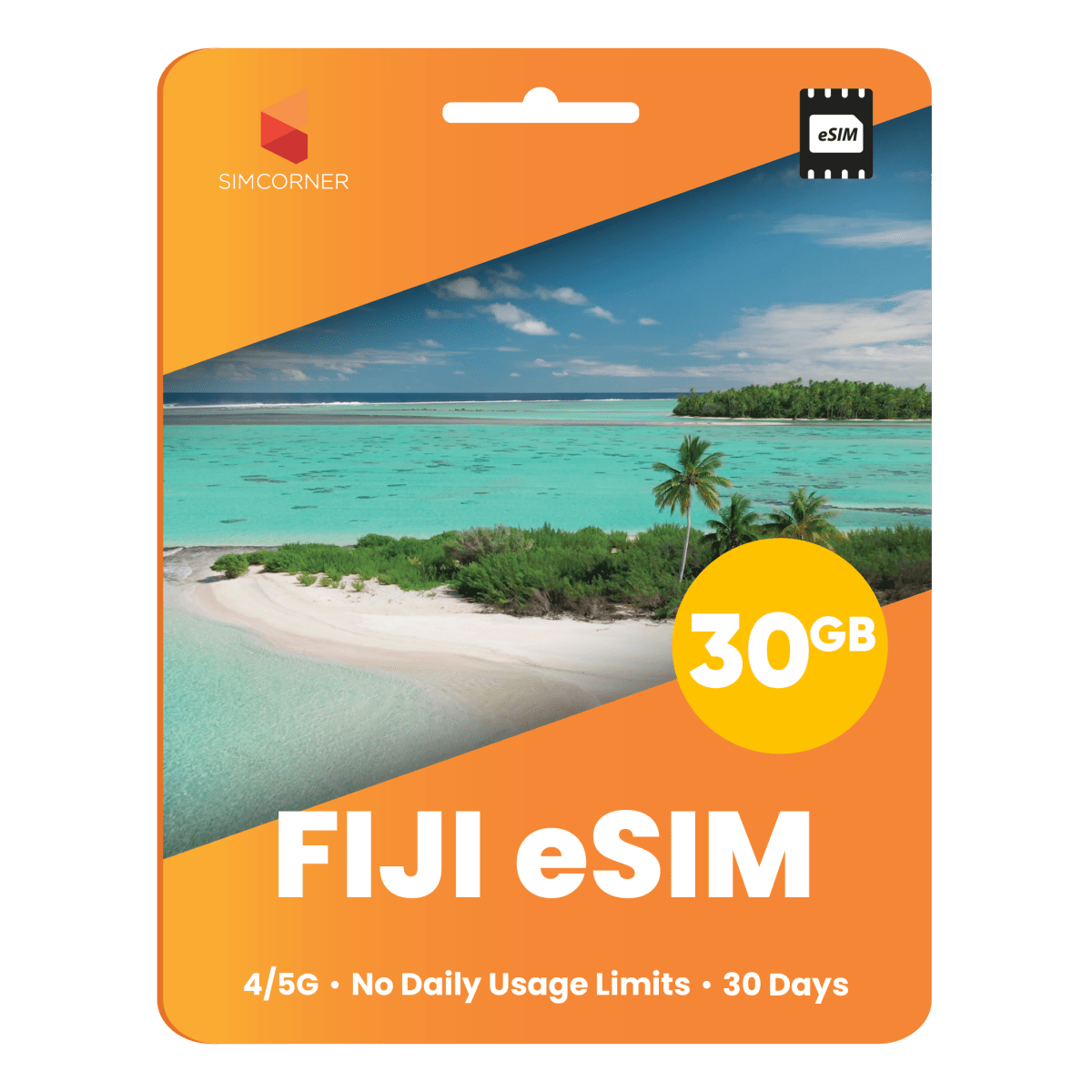 Fiji Data eSIM - SimCorner