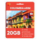 [eSIM] Colombia Data eSIM (20GB - 31 Days)