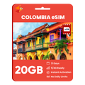 [eSIM] Colombia Data eSIM (20GB - 31 Days)