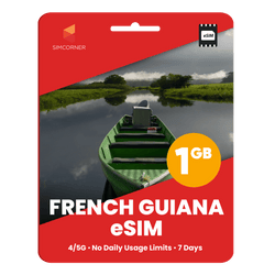 French Guiana Data eSIM