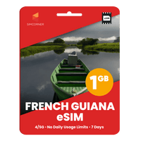 Thumbnail for French Guiana Data eSIM - SimCorner