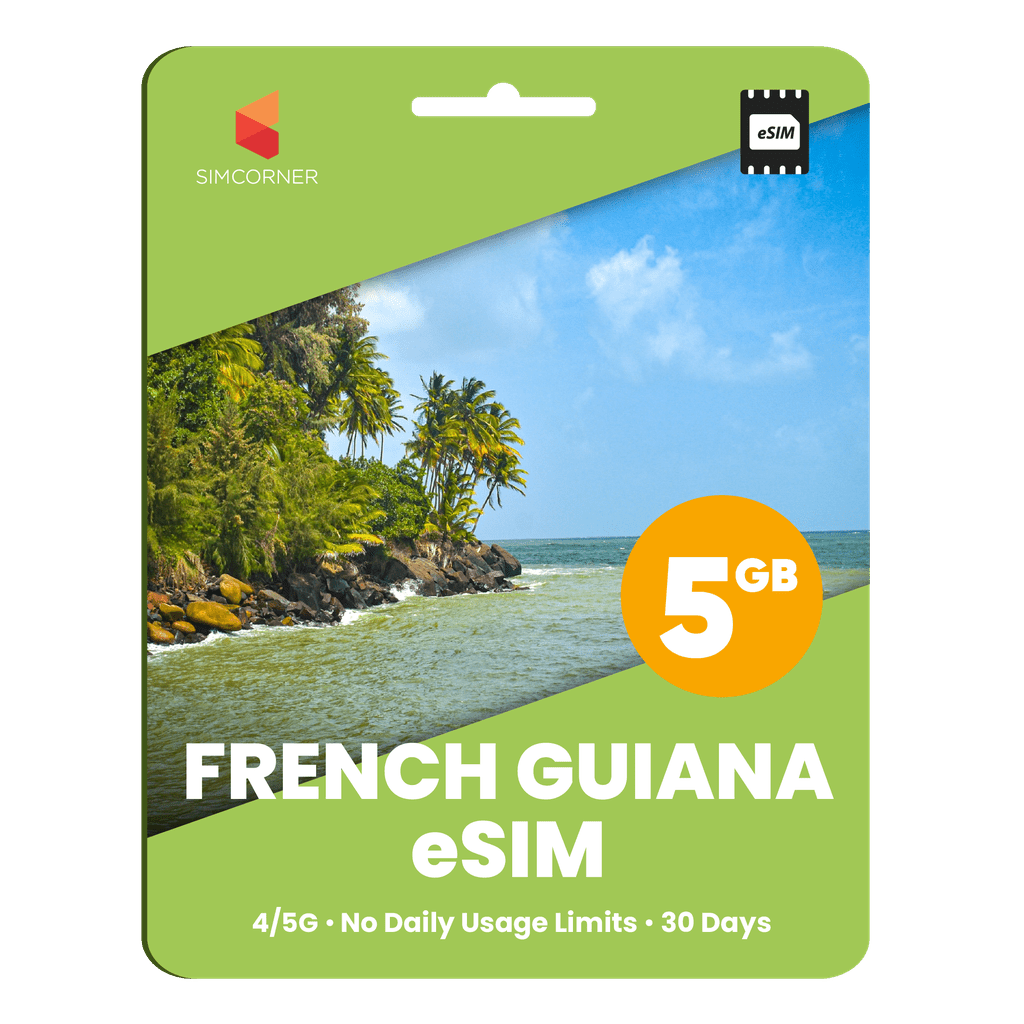 French Guiana Data eSIM - SimCorner
