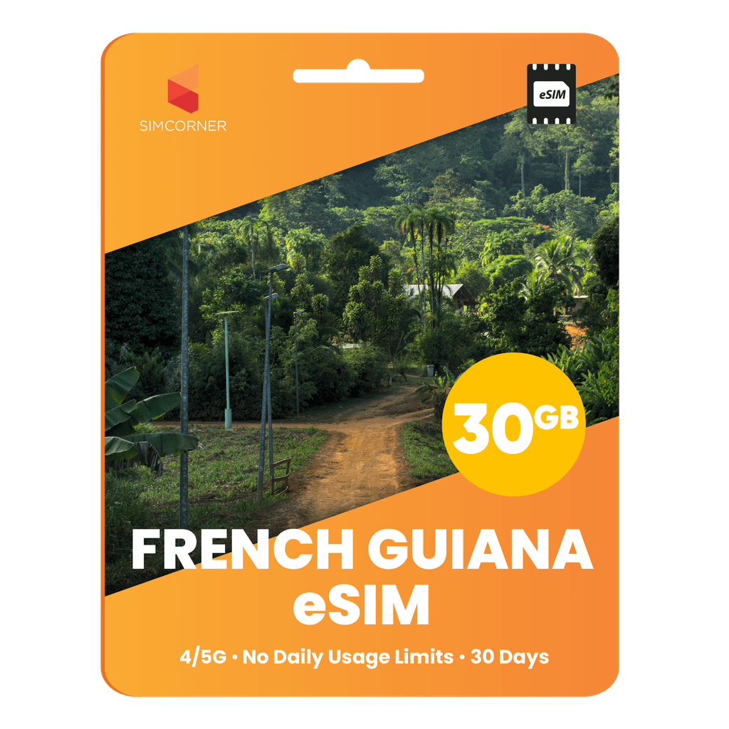 French Guiana Data eSIM - SimCorner
