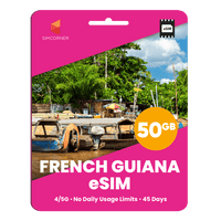 Thumbnail for French Guiana Data eSIM - SimCorner