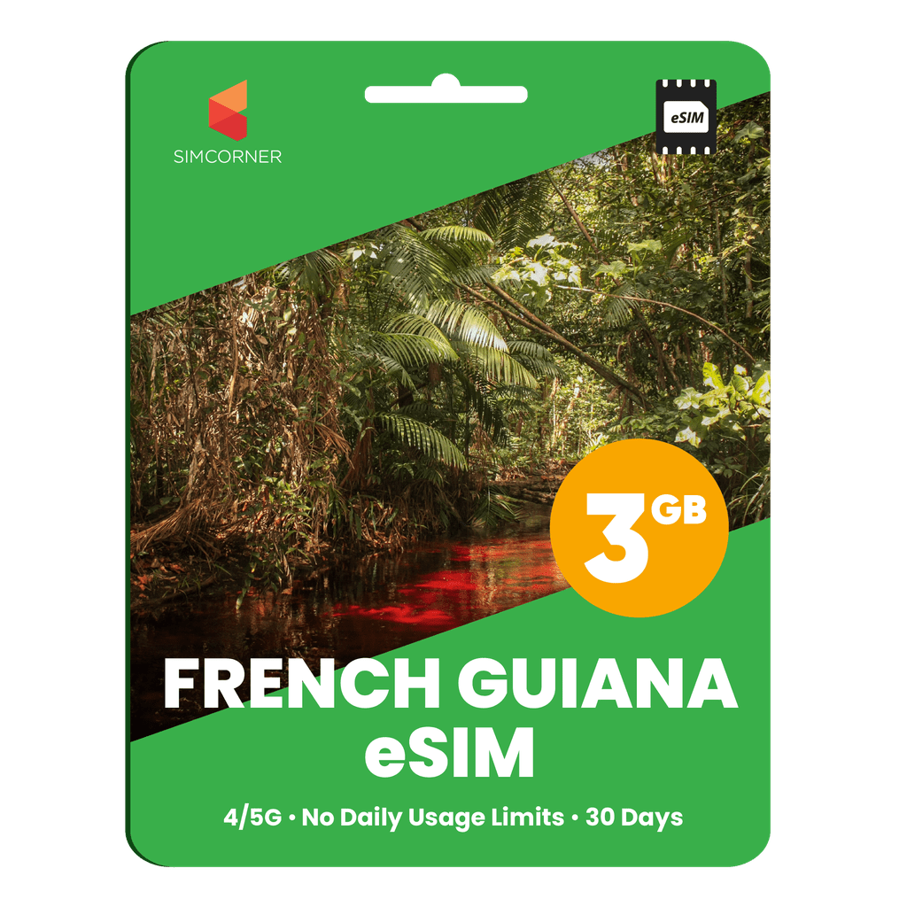 French Guiana Data eSIM - SimCorner