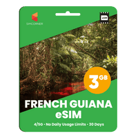 Thumbnail for French Guiana Data eSIM - SimCorner
