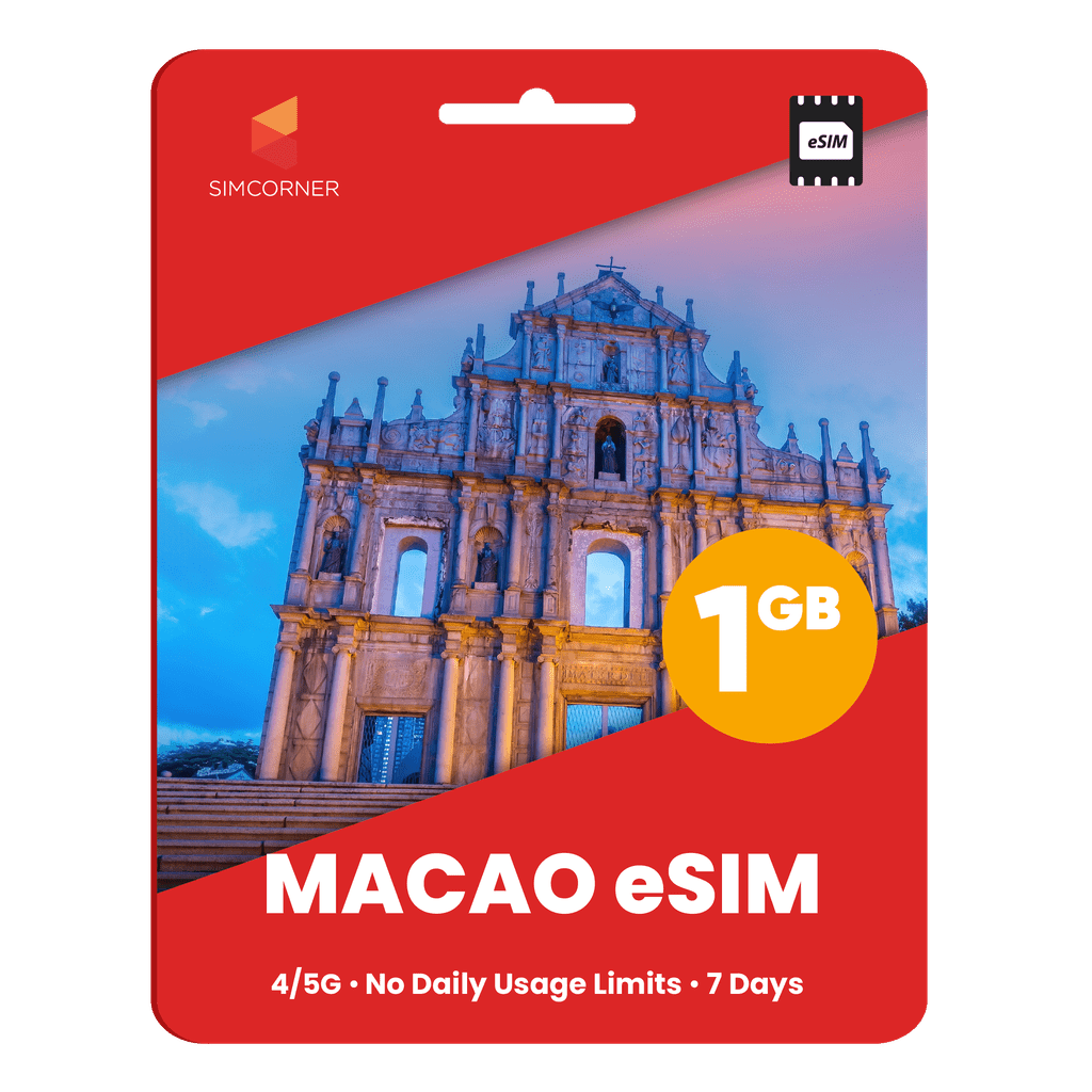 Macao Data eSIM - SimCorner