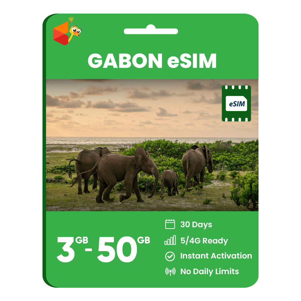Gabon Data eSIM - SimCorner