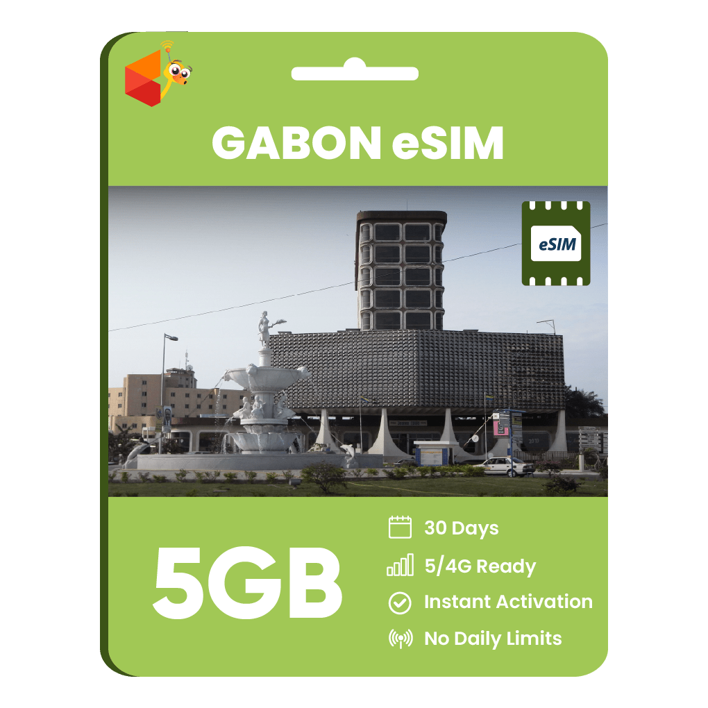 Gabon Data eSIM - SimCorner