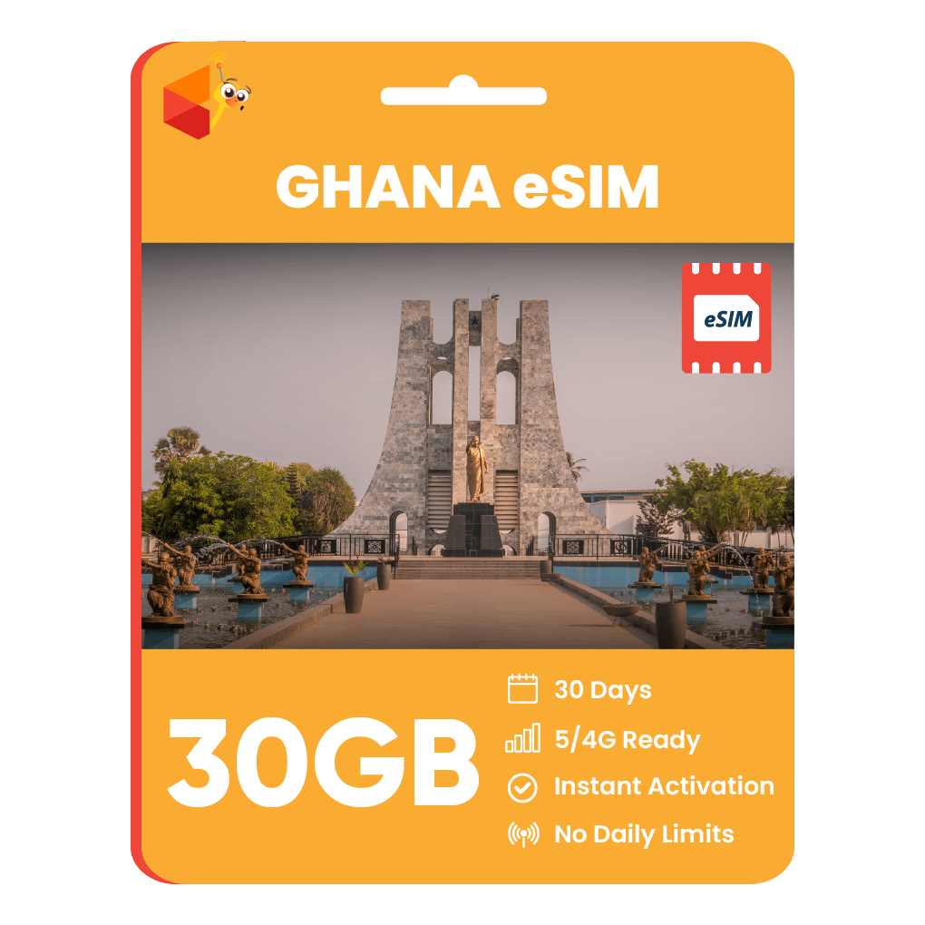 Ghana Data eSIM - SimCorner