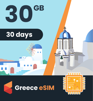 Greece eSIM: 30GB - 30 Days