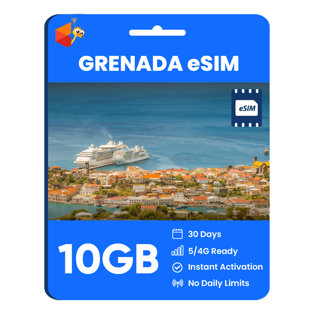 Grenada Data eSIM - SimCorner