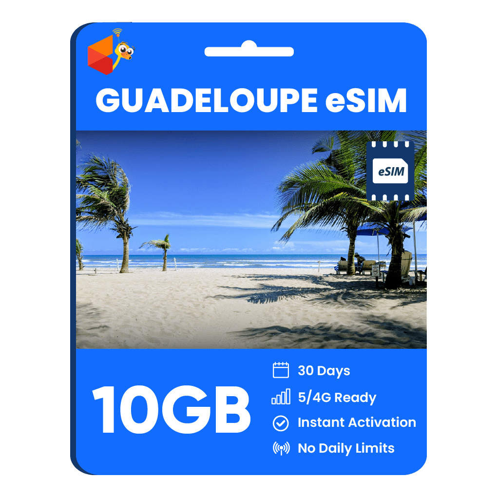 Guadeloupe Data eSIM - SimCorner