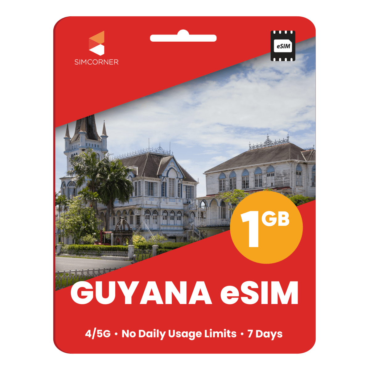 Guyana Data eSIM - SimCorner