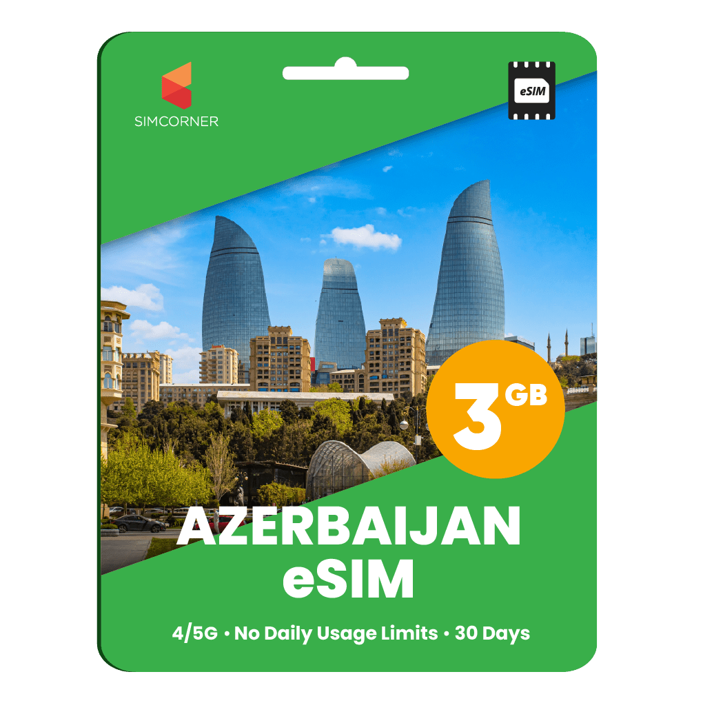 Azerbaijan Data eSIM - SimCorner