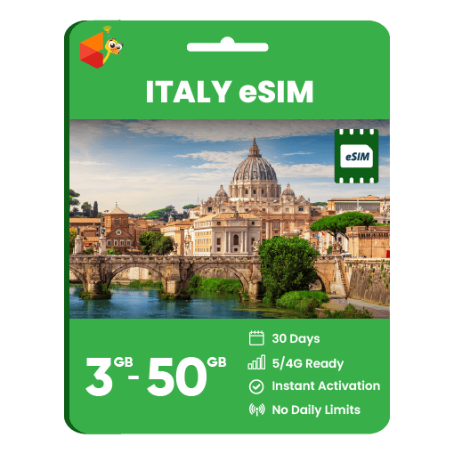 Italy Data eSIM - SimCorner