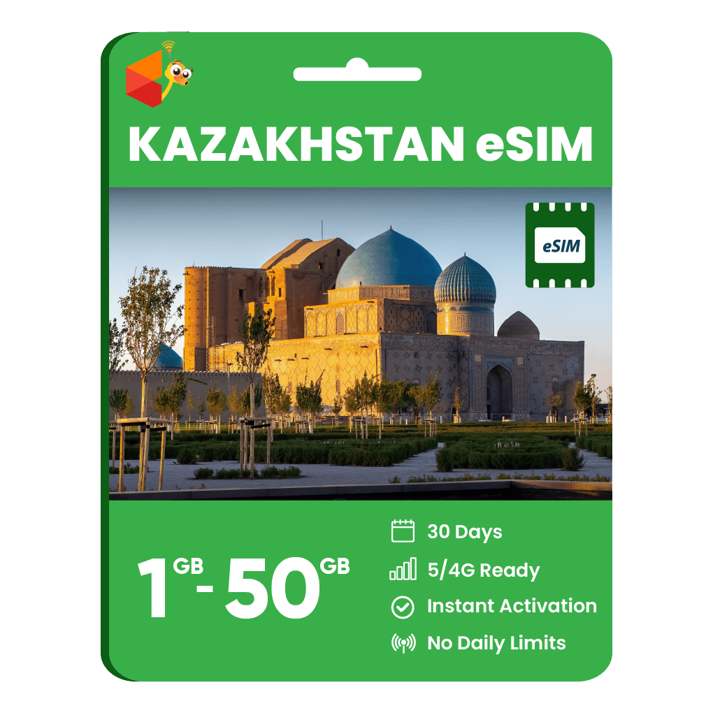 Kazakhstan Data eSIM - SimCorner