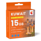 Kuwait Data SIM Card (15GB- 31 Days)