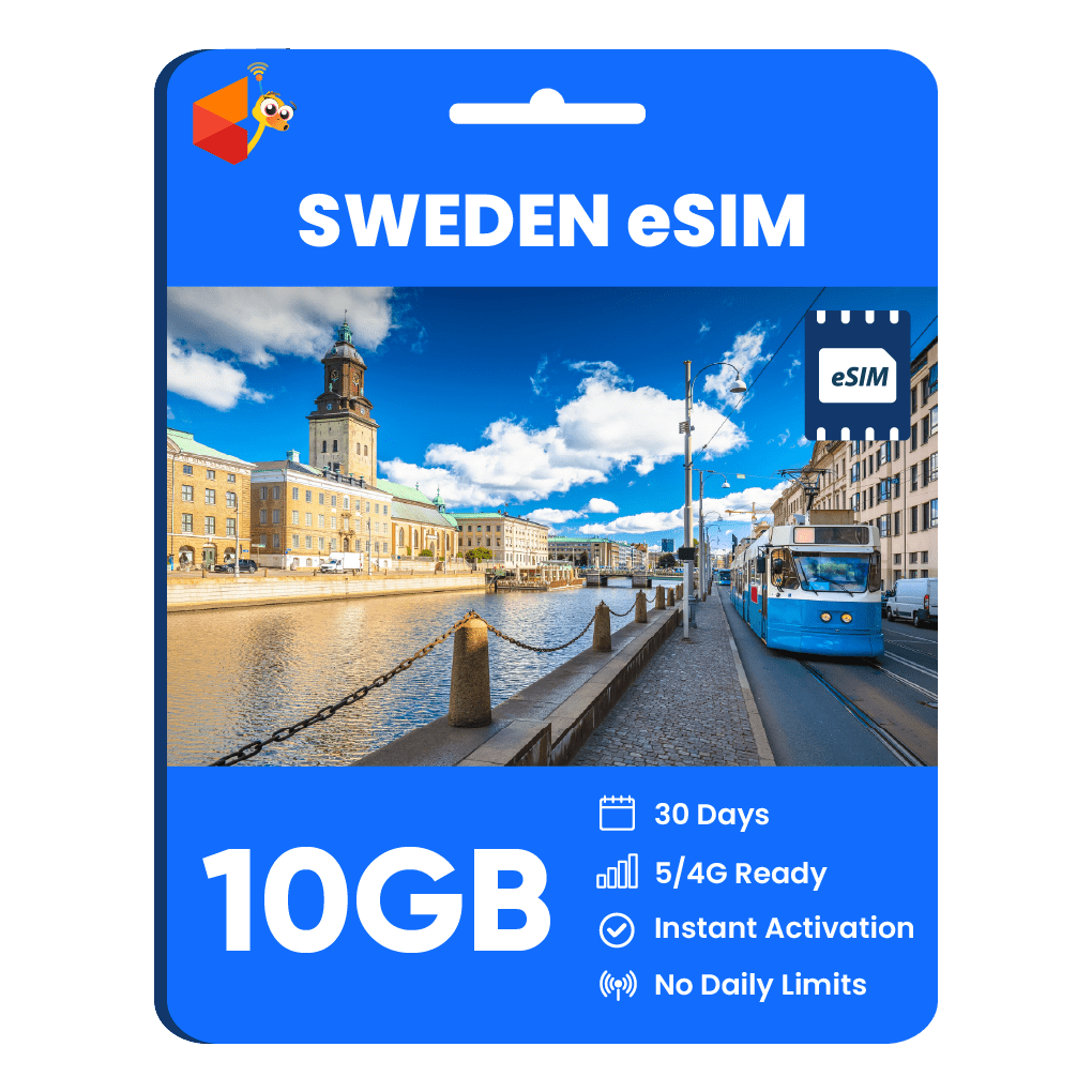 Sweden Data eSIM - SimCorner