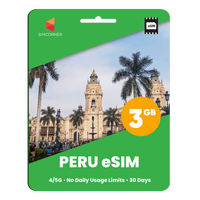 Thumbnail for Peru Data eSIM - SimCorner