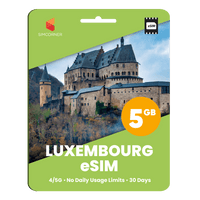 Thumbnail for Luxembourg eSIM: 5GB - 30 Days
-Sim Corner