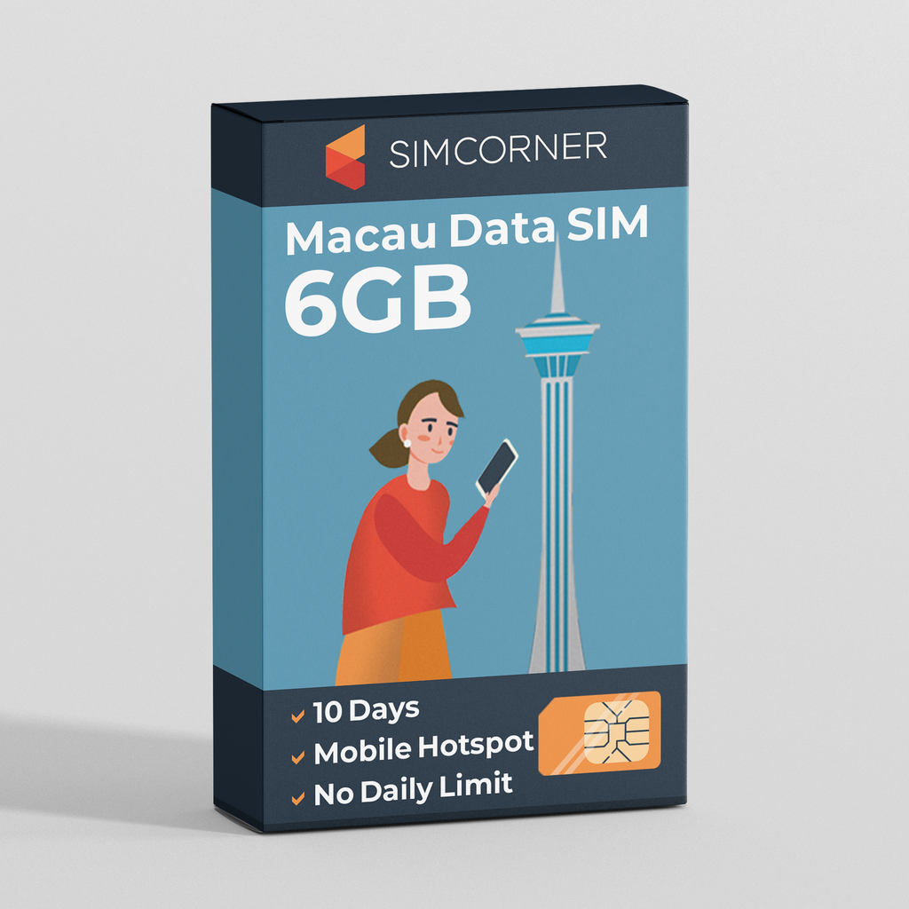 Macau Data SIM Card (10 day - 6GB)