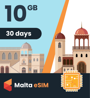 Malta eSIM: 10GB - 30 Days