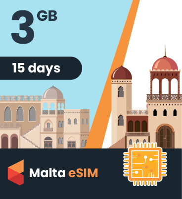 Malta eSIM: 3GB - 15 Days