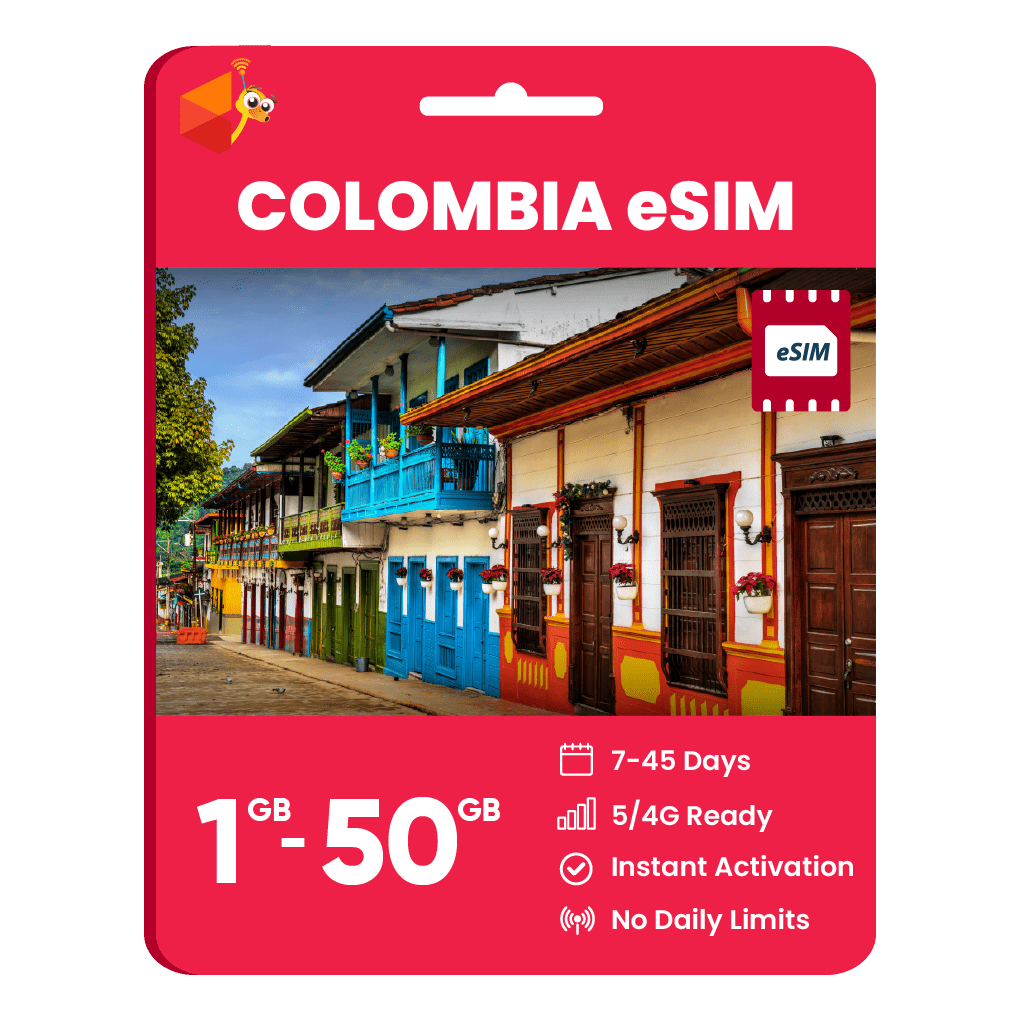 Colombia Data eSIM - SimCorner