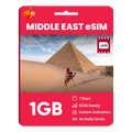 Middle East eSIM: 1GB - 7 Days