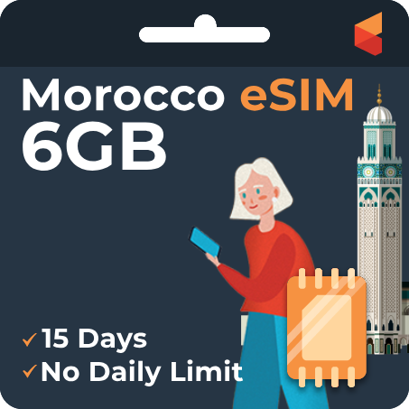 [eSIM] Morocco Data eSIM (6GB - 15 Days)