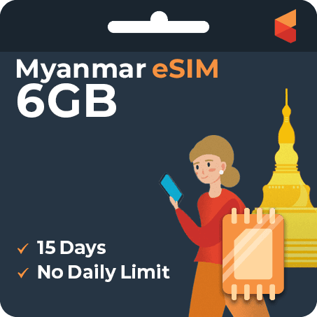 [eSIM] Myanmar Data eSIM (6GB - 15 Days)